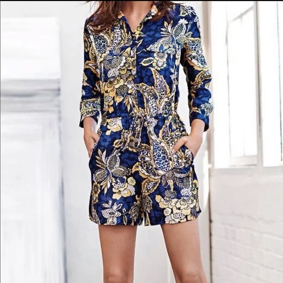 Banana Republic Silk Romper - Picture 3 of 16